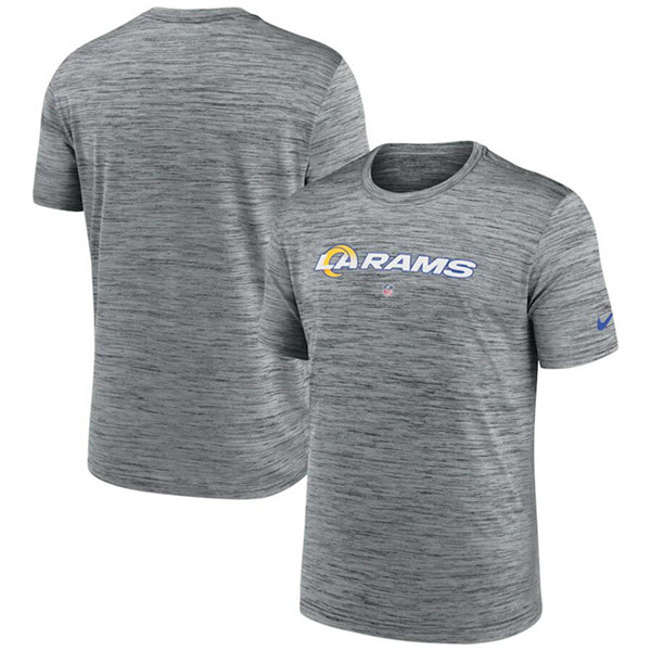 Men's Gray Los Angeles Rams Velocity Performance T-Shirt